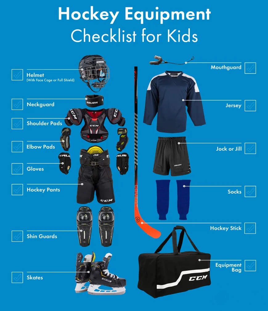 Hockey equipment checklist